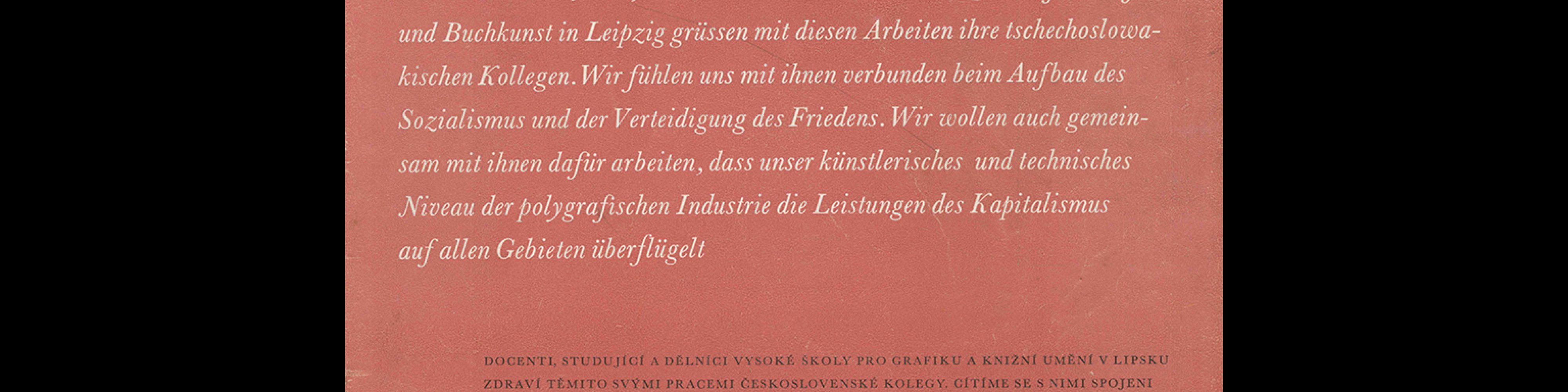 Typografia, ročník 59, 01, 1956. Cover design Oldřich Hlavsa.