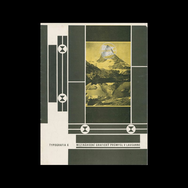 Typografia, ročník 60, 06, 1957. Cover design by Oldřich Hlavsa