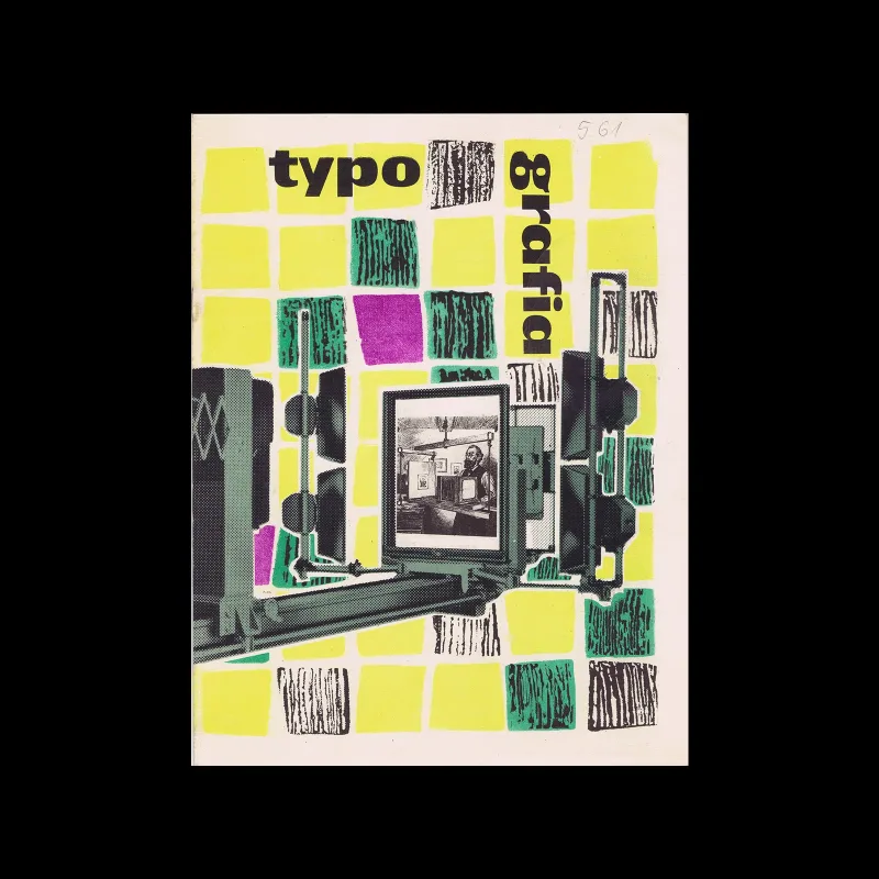 Typografia, ročník 64, 05, 1961. Cover design by Josef Hašek