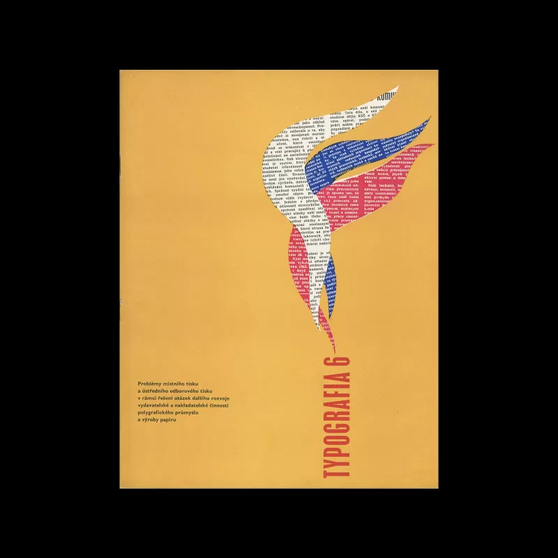 Typografia, ročník 65, 06, 1962. Cover design by Václav Siksta