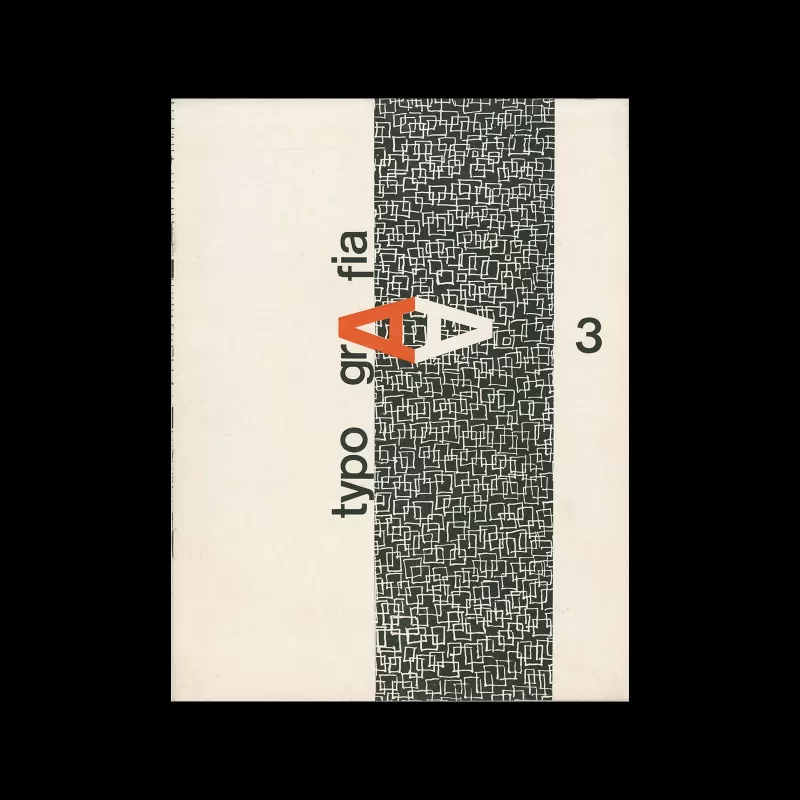 Typografia, ročník 66, 03, 1963. Cover design by Antonín Ernest