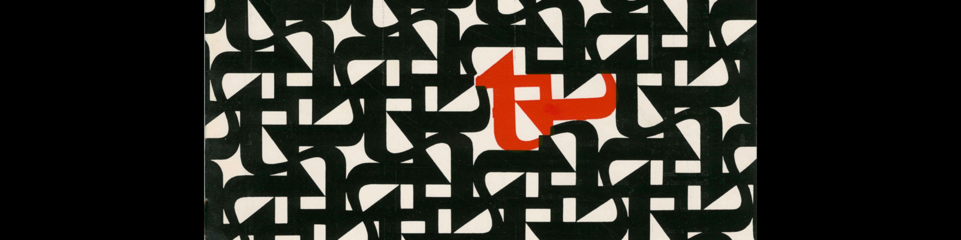 Typografia, ročník 66, 05, 1963. Cover design by Antonín Ernest