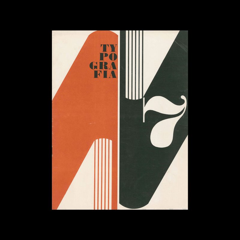 Typografia, ročník 66, 07, 1963. Cover design by Vladislav Najbrt.