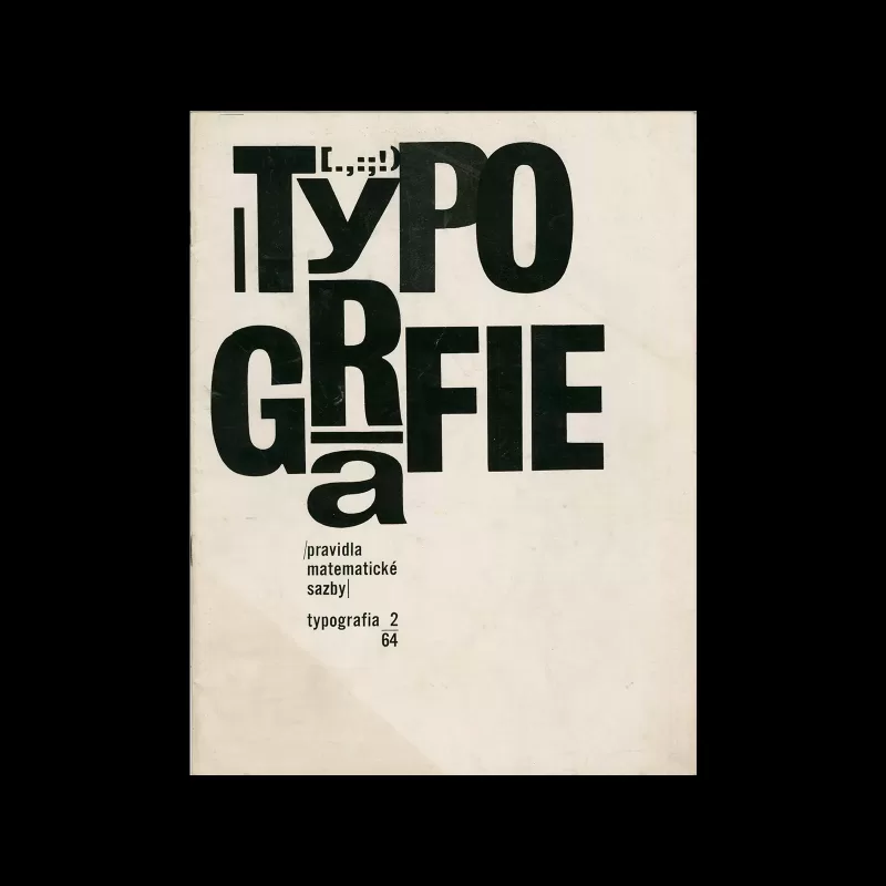 Typografia, ročník 67, 02, 1964. Cover design by Oldřich Hlavsa