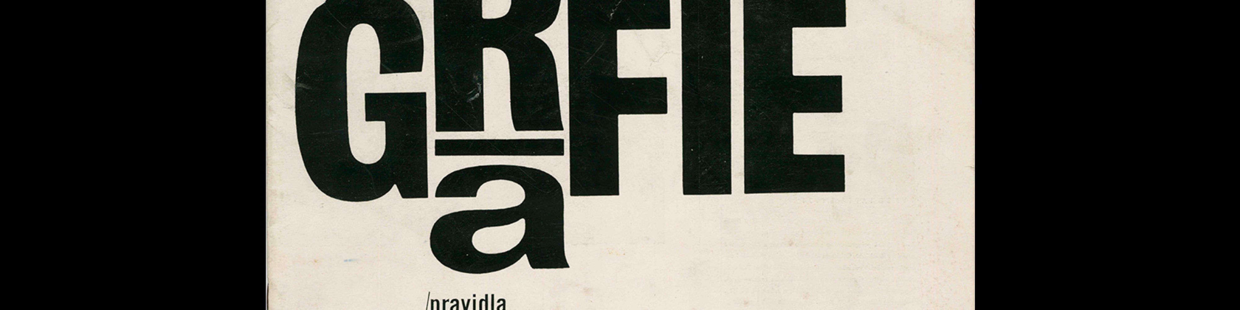 Typografia, ročník 67, 02, 1964. Cover design by Oldřich Hlavsa