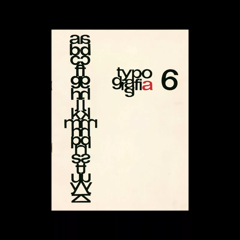Typografia, ročník 67, 06, 1964. Cover design by Josef Blažej