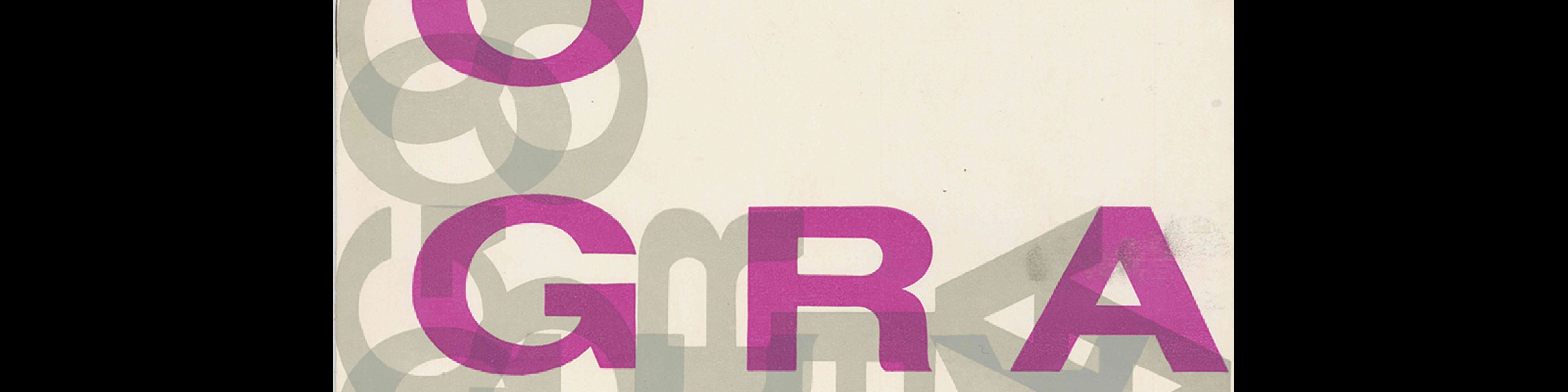 Typografia, ročník 68, 03, 1965. Cover design by Antonín Ernest