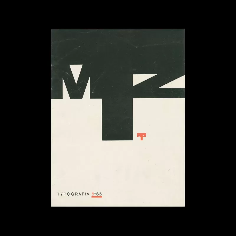 Typografia, ročník 68, 05, 1965. Cover design by Antonín Ernest