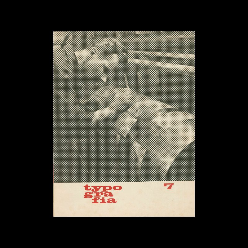 Typografia, ročník 68, 07, 1965. Cover design by Vladislav Najbrt.