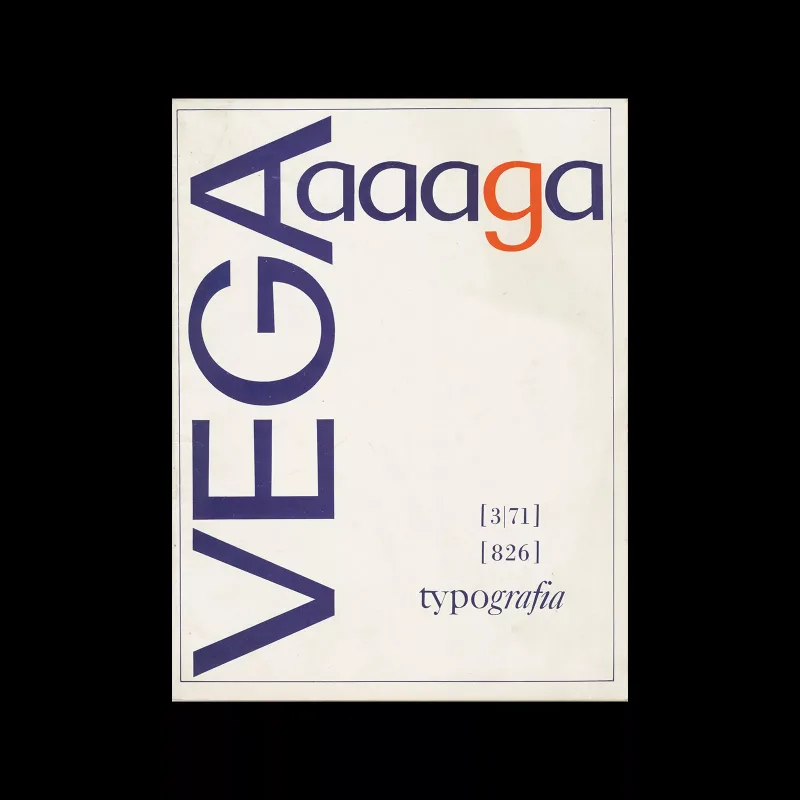 Typografia, ročník 74, 3, 1971. Cover design by Zdenék Zárecky