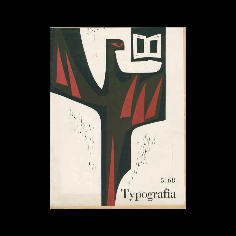 Typografia, ročník 71, 05, 1968. Cover design by Faroslav Sváb