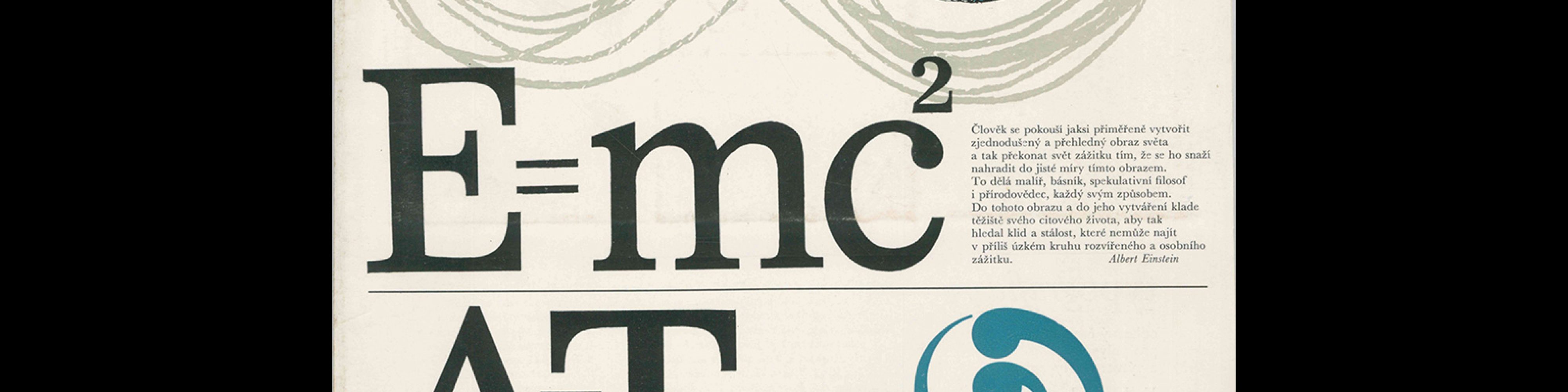 Typografia, ročník 71, 11-12, 1968. Cover design by Jiří Rathouský