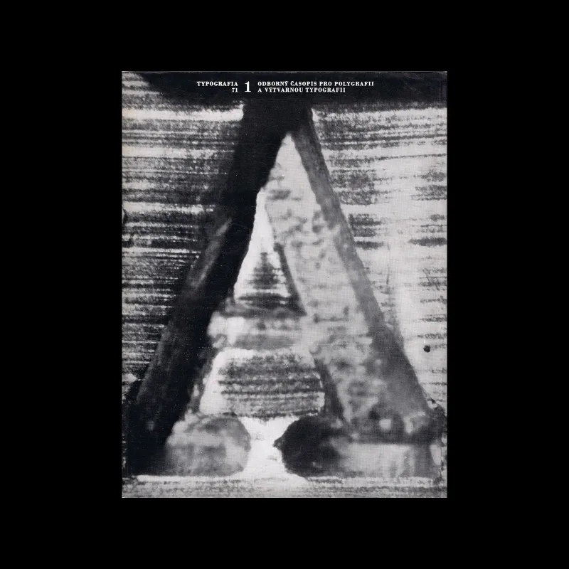 Typografia, ročník 74, 01, 1971. Design by Pavel Teimer (Cover), František Fantyš (Inner Pages)