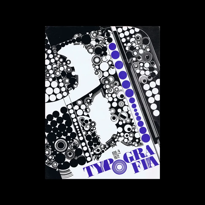 Typografia, ročník 75, 04, 1972. Miroslav Pechánek (Cover) / František Fantyš (Inners)