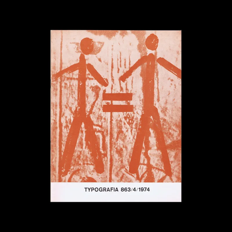 Typografia, ročník 77, 04, 1974. Magazine design by František Fantyš