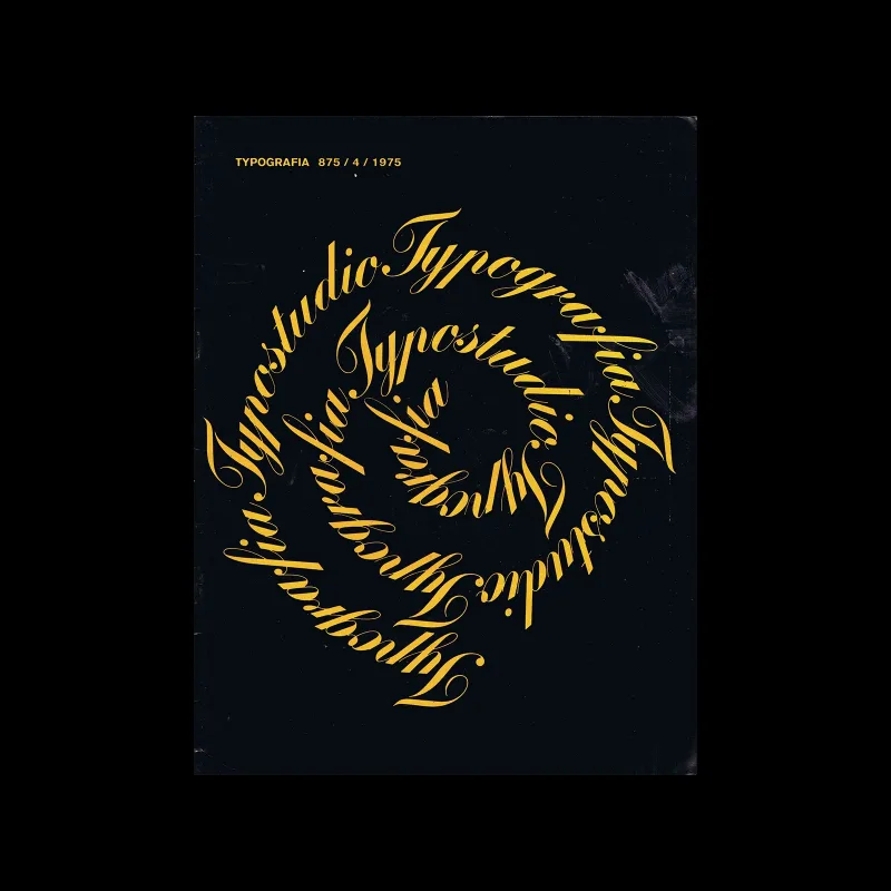 Typografia, ročník 78, 04, 1975. Vladislav Najbrt (Cover), František Fantyš (Inners)