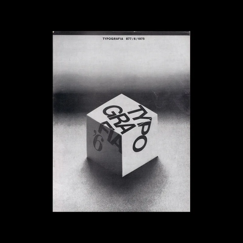 Typografia, ročník 78, 06, 1975. Magazine design by František Fantyš