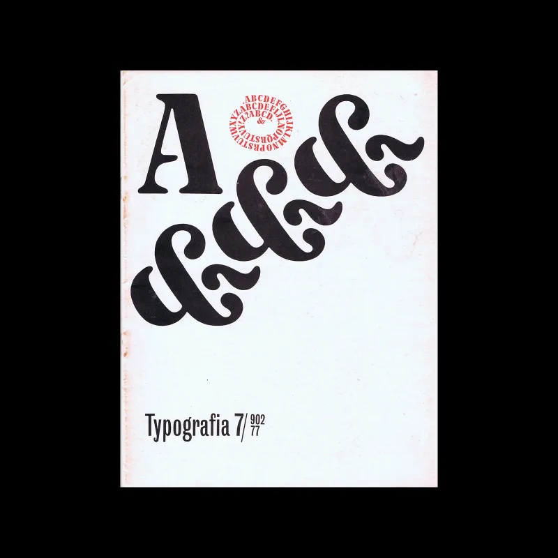 Typografia, ročník 80, 07, 1977. Zbyněk Kočvar (Cover), Pavel Büchler (Inners)