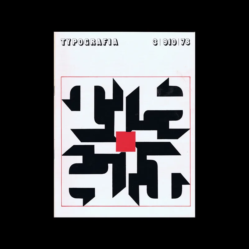 Typografia, ročník 81, 03, 1978. Zbyněk Weinfurter (Cover), Jaroslav Kosnar (Inners)