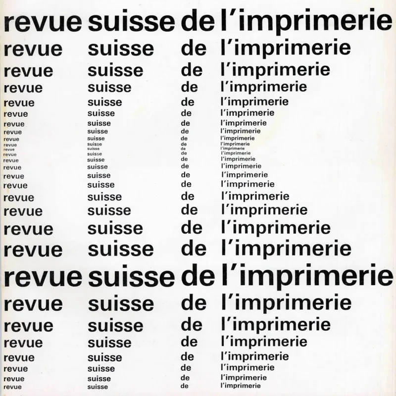 Typografische Monatsblätter, 04, 1961. Cover design by Emil Ruder