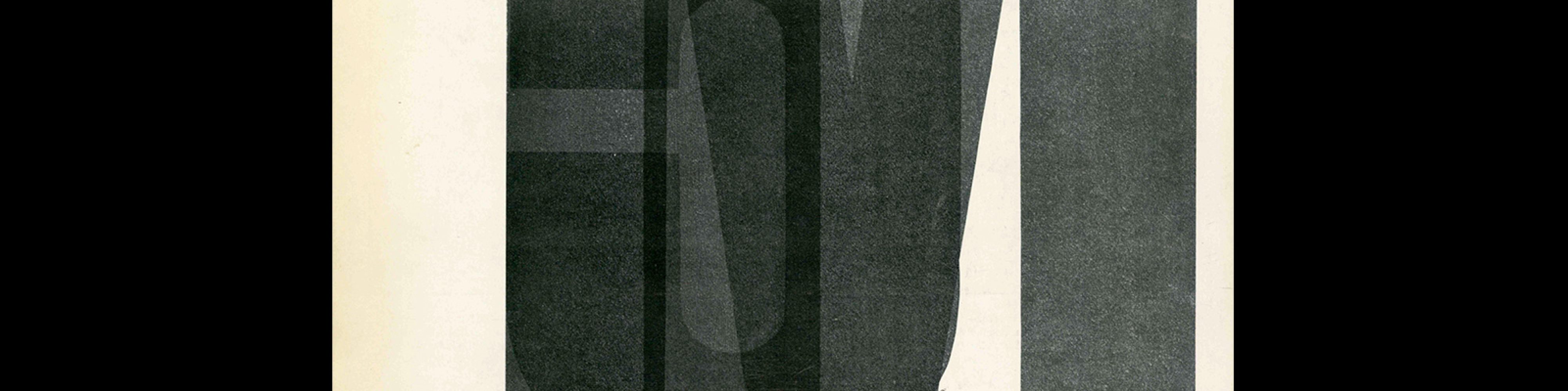 Typografische Monatsblätter, 5, 1967. Cover design by Emil Ruder