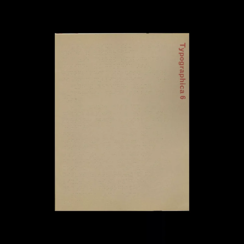 Typographica, New Series 6, 1962. Designed by Herbert Spencer