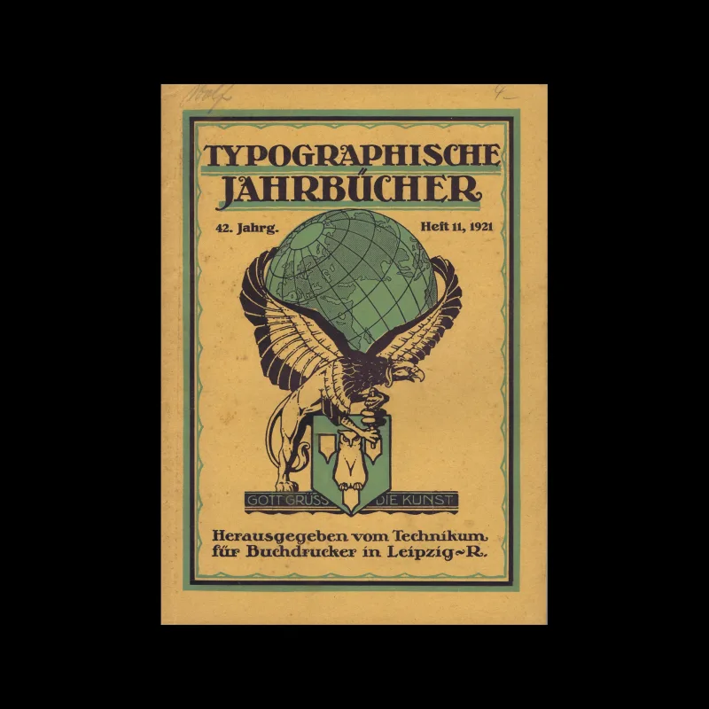 Typographische Jahrbücher, 42 Jahrg., Heft 11, 1921