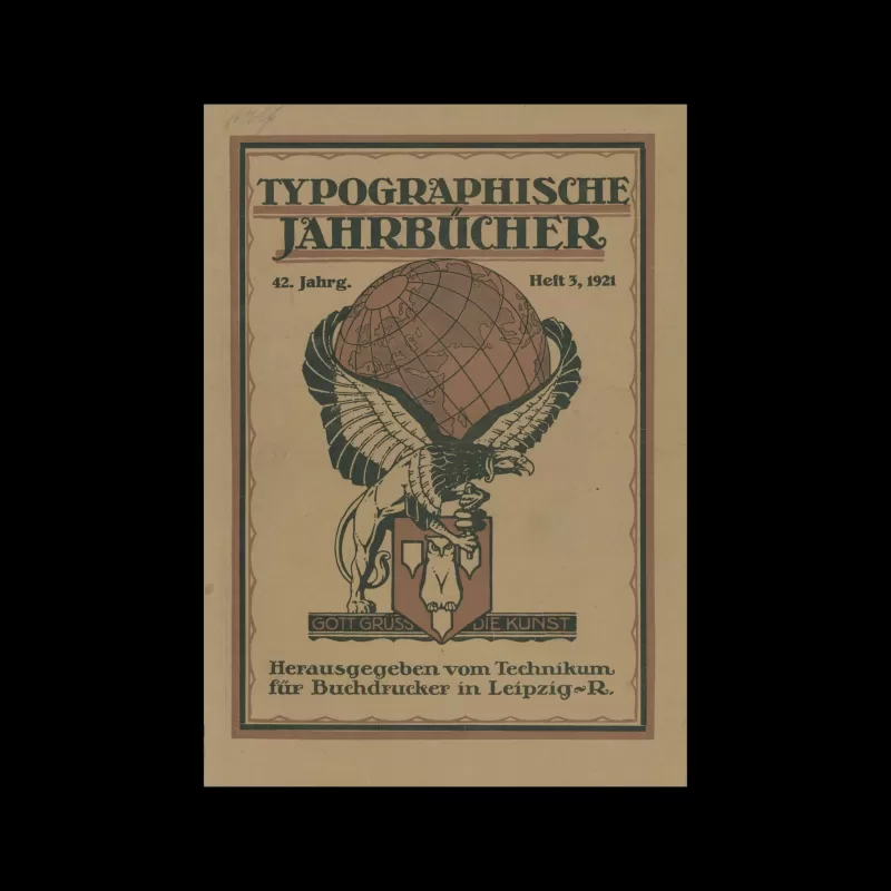 Typographische Jahrbucher, 42 Jahrg., Heft 3, 1921