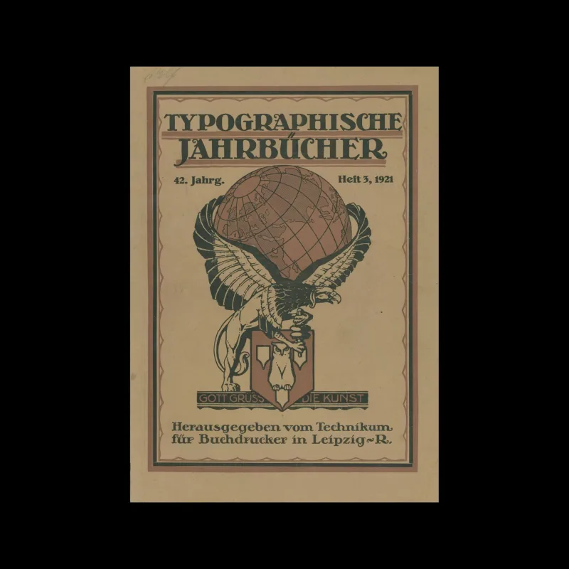 Typographische Jahrbucher, 42 Jahrg., Heft 3, 1921