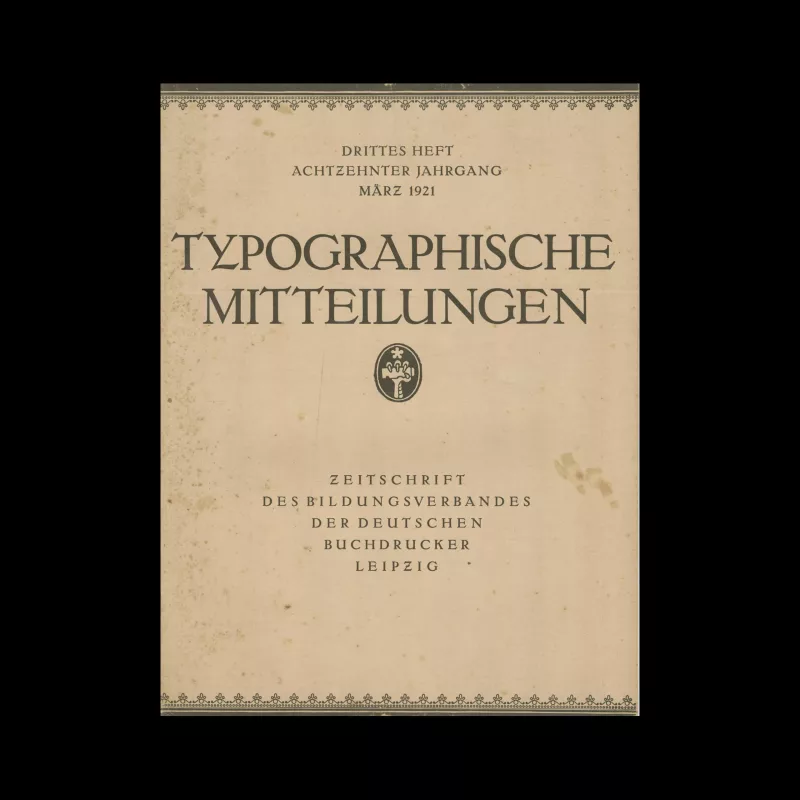 Typographische Mitteilungen, 18 Jahrgang, Heft 03, März 1921