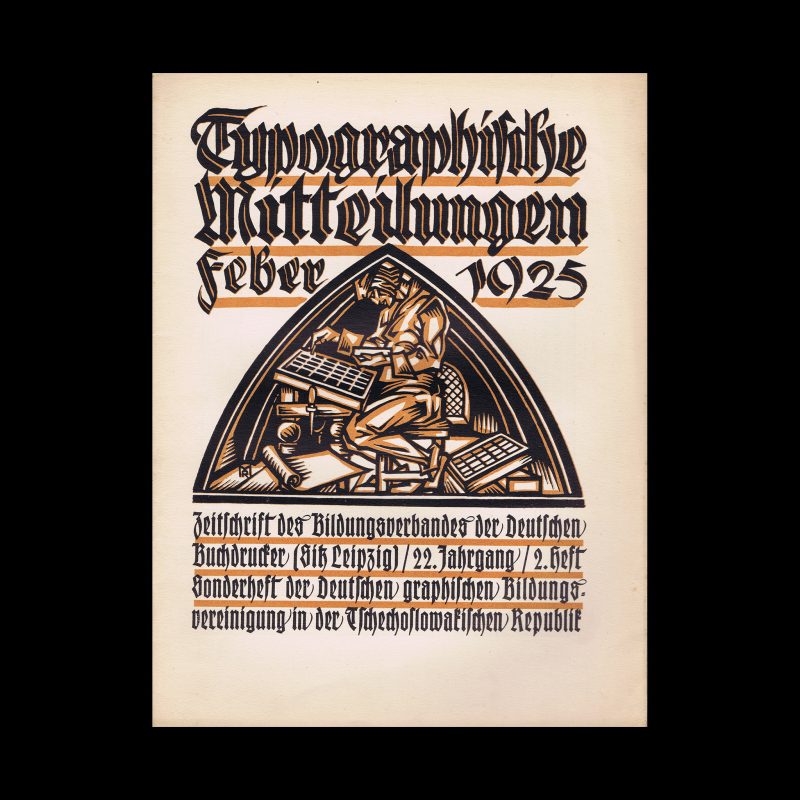 Typographische Mitteilungen, Zweiundzwanzigster Jahrgang, Heft 2, February 1925