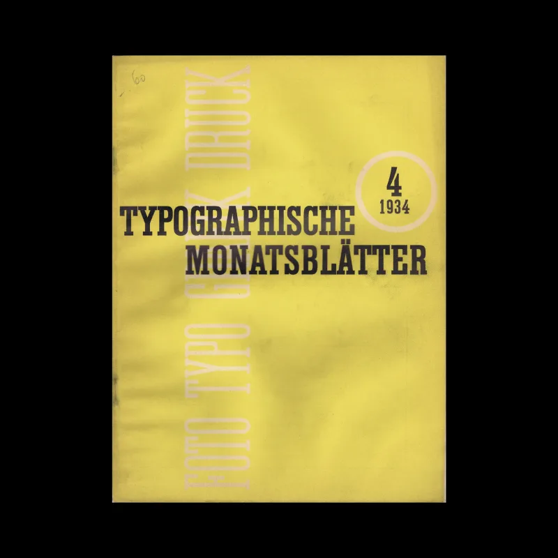 Typographische Monatsblätter, Vol 02, No. 04, April 1934