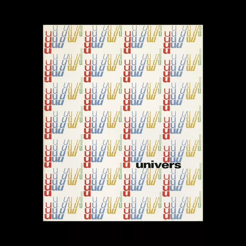 Univers Specimen, Deberny & Peignot, 1964