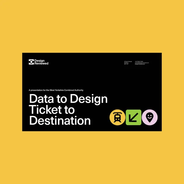 Presentation about Data and Design in wayfinding design