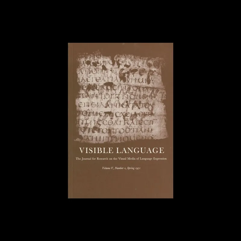 Visible Language, Vol 05, 02, Spring 1971
