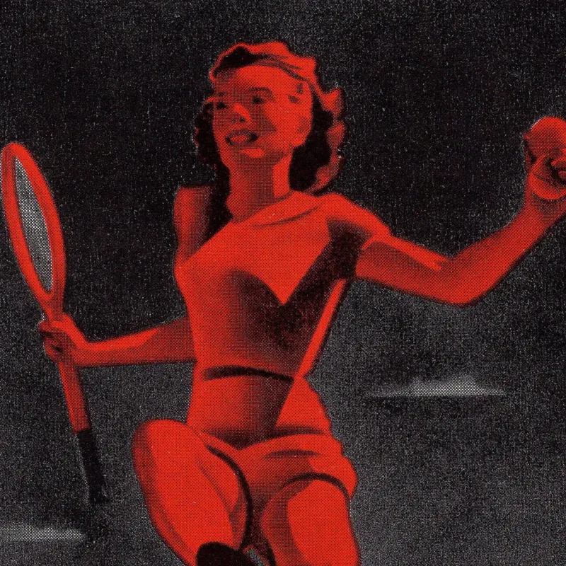 Walter Frank Bomar - Resorts - Woman Playing Tennis, 1939