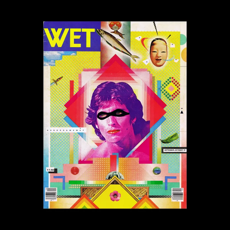 Wet Magazine, Vol 4 Issue 2, 1979. Designed by April Greiman