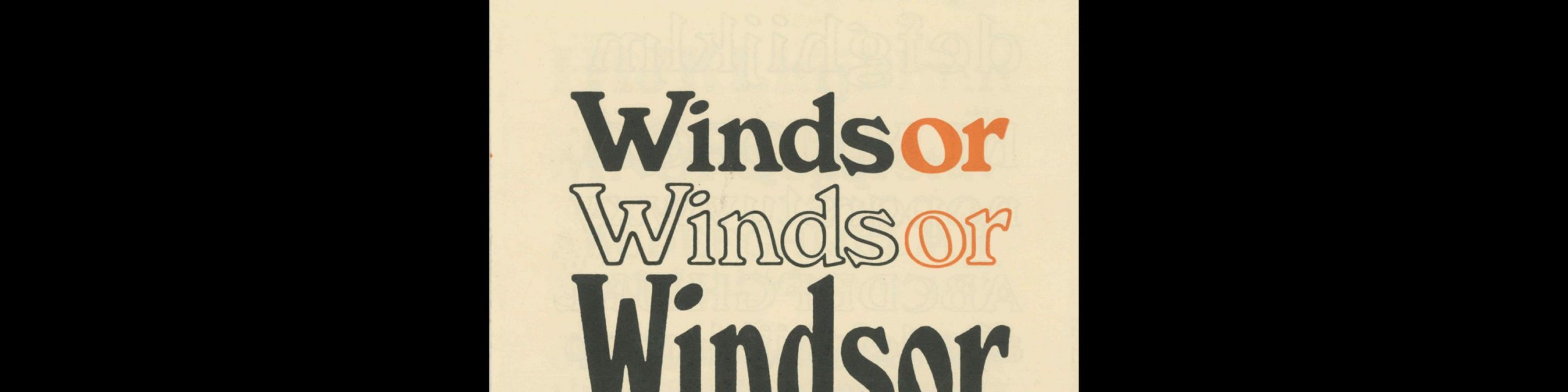Windsor, Stephenson Blake, 1960s