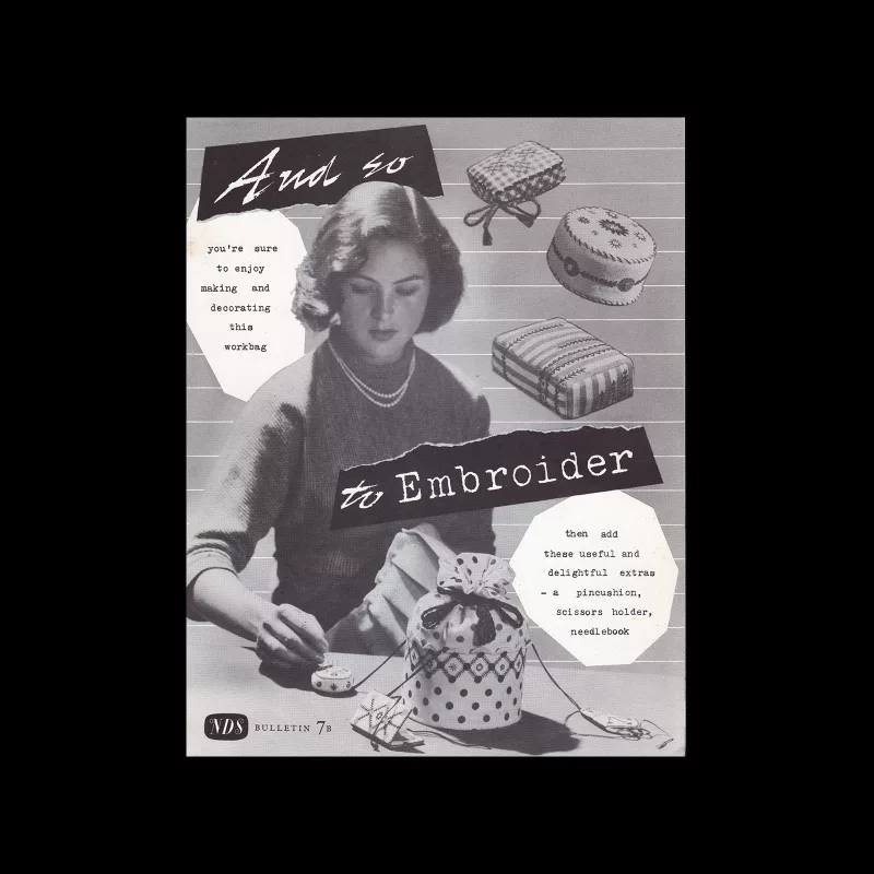 And So To Embroider Bulletin 7b, 1950s