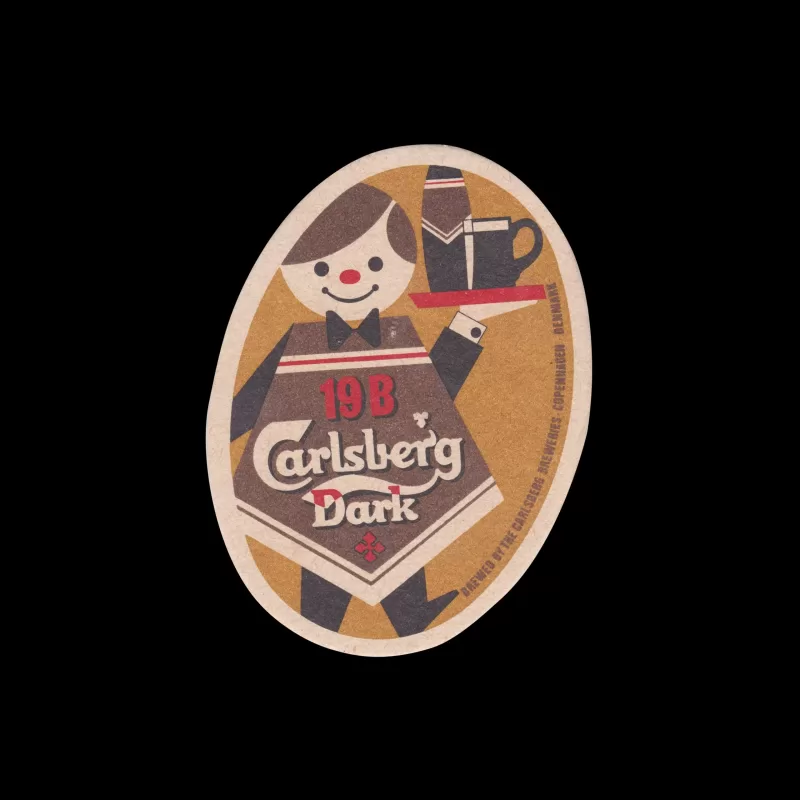 19B Carlsberg Dark beer mat