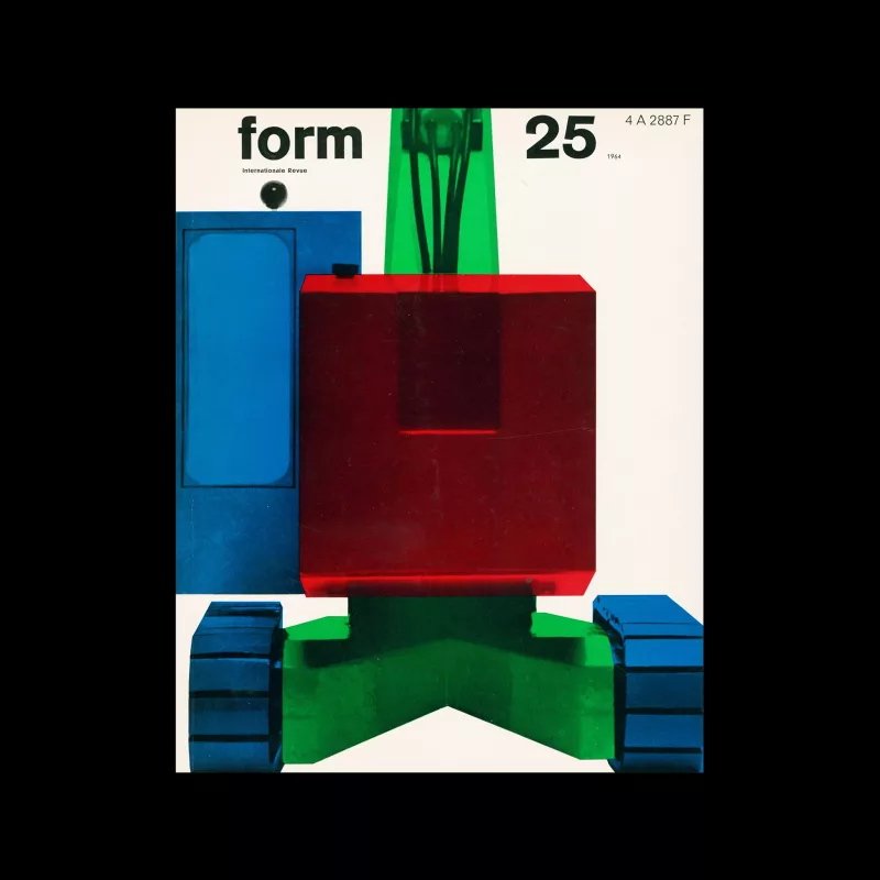 Form, Internationale Revue 25, 1963. Designed by Karl Oskar Blase