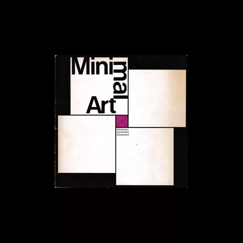 Minimal Art, Städtische Kunsthalle Düsseldorf, 1969 designed Walter Breker
