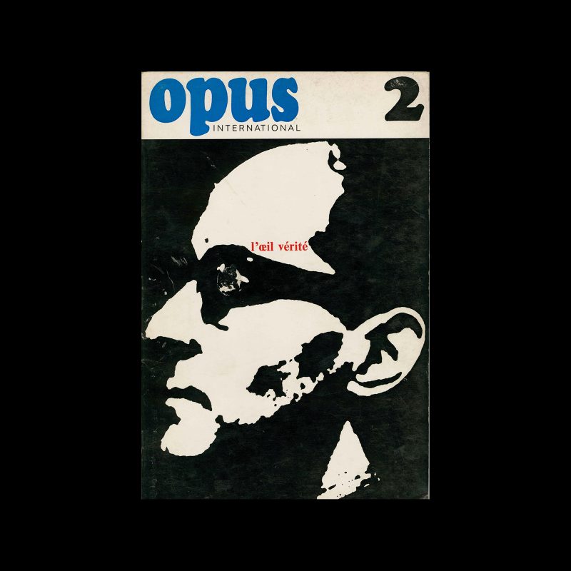Opus International, 2, 1967. Designed by Roman Cieslewicz.