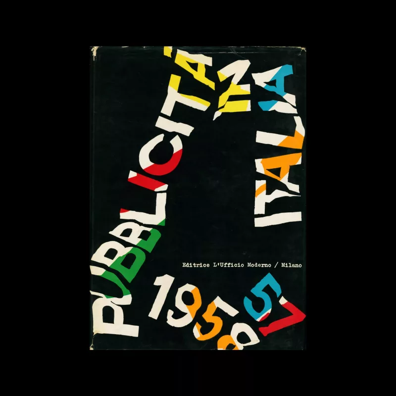 Pubblicità in Italia 1957-58. Cover design by Franco Grignani