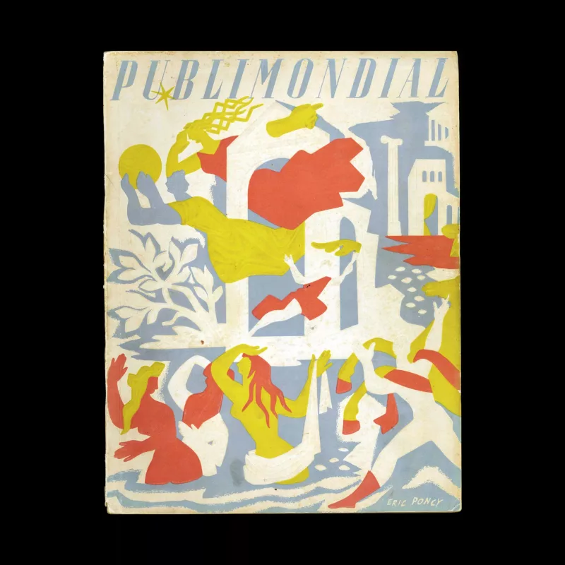 Publimondial 7, 1947. Cover design by Eric Poncy